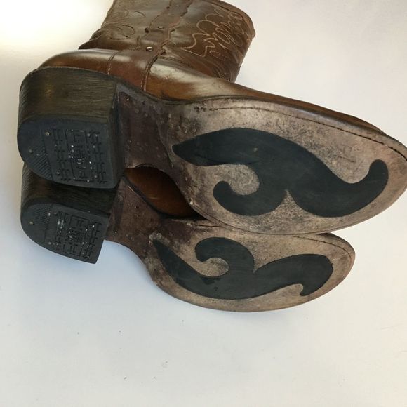 Corral Distressed Embroidered Boots Size 9 - Picture 8 of 8